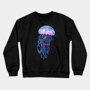 Colorful Jellyfish Crewneck Sweatshirt